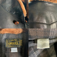 ORGUEIL オルゲイユ Horsehide Aviation Coat 馬革 ホースハイド アビエーター レザーコート ジャケット OR-4010 ブラック Size 42 福生店