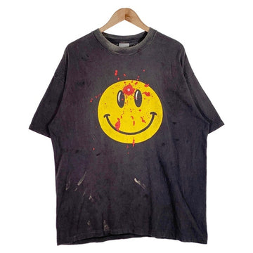 READYMADE レディメイド SS T-SHIRT SMILE/BLACK スマイル プリントTシャツ ブラック RE-CO-BK-00-00-279 Size XL 福生店