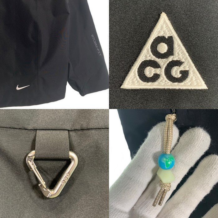 Nike ACG ナイキエーシージー Cascade Rains カスケード レイン ジップアップジャケット ブラック ポリエステル DV9416-010 Size M 福生店