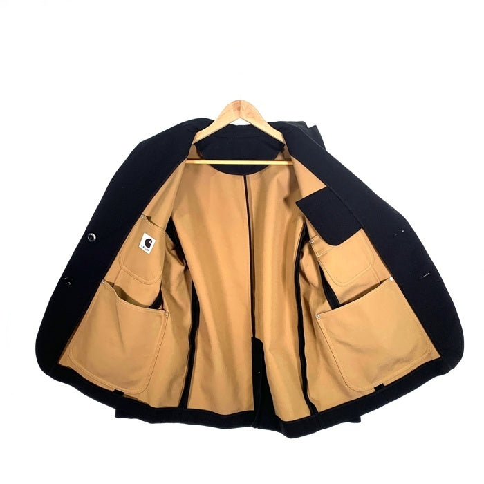 sacai サカイ 24SS Carhartt WIP カーハート Suiting Bonding Jacket スーチングボンディングジャケット リバーシブル ブラック 24-03387M Size 2 福生店