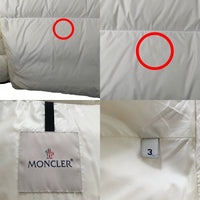 MONCLER モンクレール MONTCLA JACKET モンクラー ダウンジャケット ホワイト 21年 Size 3 福生店