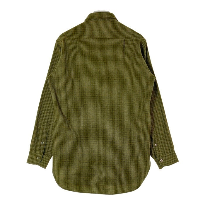 PENDLETON ペンドルトン 60's USA製 ウールシャツ 両ポケット 千鳥柄 グリーン size15 瑞穂店