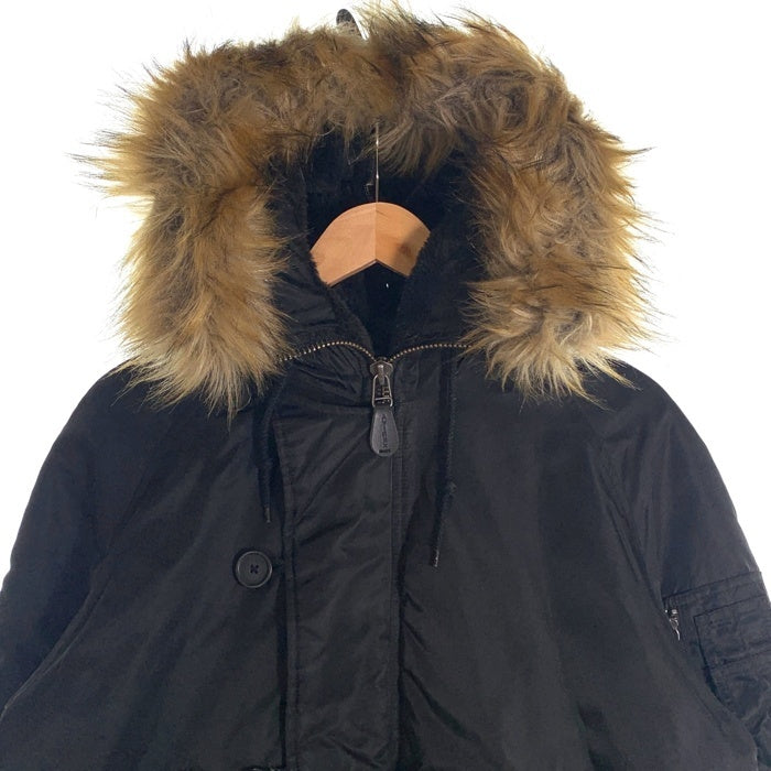 AVIREX アヴィレックス N-2B 中綿 ミリタリー フライトジャケット ブラック 6152176 Size L 福生店