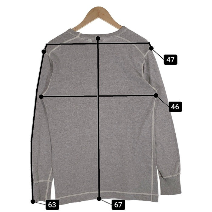 FREEWHEELERS フリーホイーラーズ POWER WEAR ロングスリーブTシャツ グレー Size 38 福生店