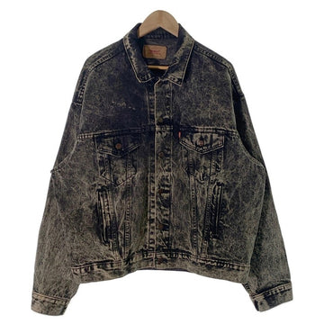 80's Levi's リーバイス ケミカルウォッシュ ブラックデニムジャケット 70507-0253 87年 Size XL 福生店