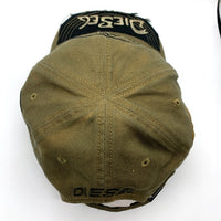 DIESEL ディーゼル C-PATCHY シーパッチー ベースボールキャップ ダメージ加工 オリーブ A24140 Size 2 福生店