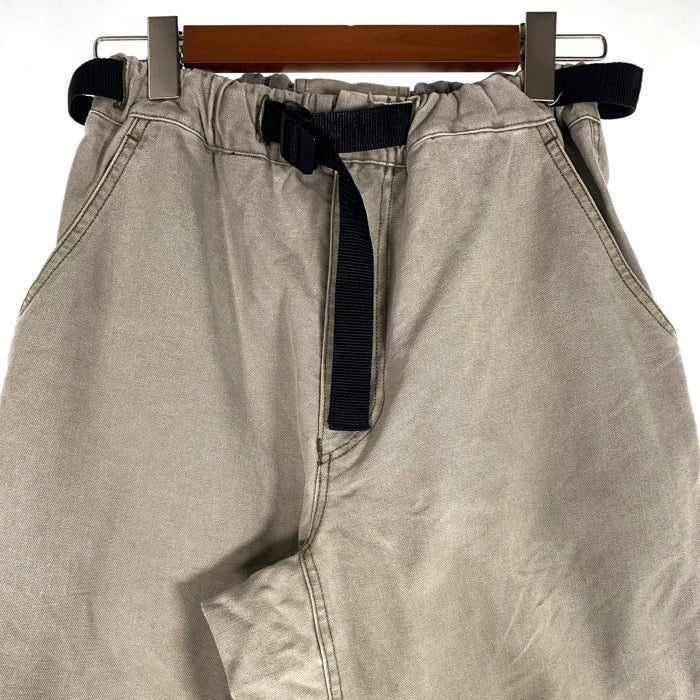 80-90's THE NORTH FACE ノースフェイス ダック地 ダブルニーイージーパンツ カーキ NT-6382 日本製 Size L 福生店