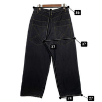 BEACH CREW ビーチクルー ブラックデニム ワイドパンツ Size 86cm 福生店
