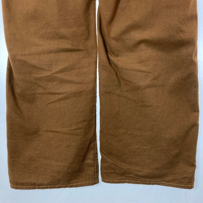 HELLER'S CAFE WAREHOUSE ヘラーズカフェ ウエアハウス サスペンダーボタン シンチバック ダック素材 ワークパンツ ブラウン size31 瑞穂店