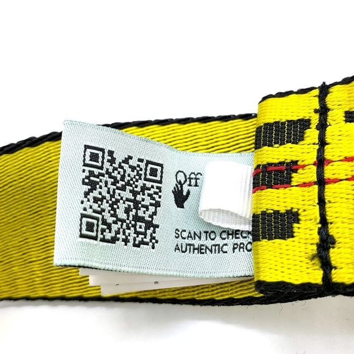 OFF-WHITE オフホワイト クラシック インダストリアルベルト イエロー Size O/S 福生店