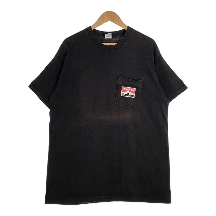 90's Marlboro マルボロ coyote bluff コヨーテ ポケット Tシャツ ブラック フルーツオブザルームボディ Size XL 福生店