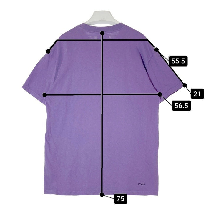 J Balvin ジェイバルビン TAKASHI MURAKAMI 村上隆 KAIKAI KIKI  MORADO SPRAY PAINT TEE Tシャツ パープル sizeL 瑞穂店