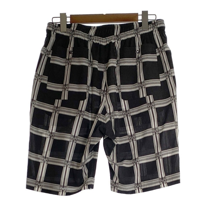 Needles ニードルズ String Cowboy Short R/C Lawn Cloth ストリングカウボーイショーツ レーヨン コットン ショートパンツ ブラック MR181 Size M 福生店