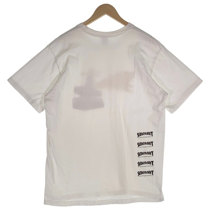 SUPREME シュプリーム 24AW Thrasher スラッシャー Back Tail Tee バックテール プリントTシャツ ホワイト Size L 福生店