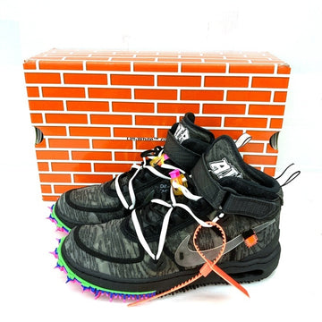 NIKE AIR FORCE 1 MID SP ナイキ エアフォース1 ミッド OFF-WHITE オフホワイト DO6290-001 スニーカー ブラック Size 27cm 瑞穂店