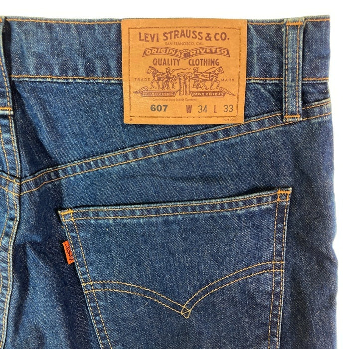 Levi’s リーバイス 607-19 デニムパンツ オレンジタブ インディゴ sizeW34 瑞穂店