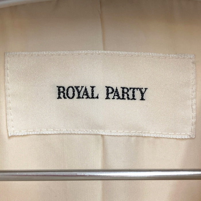 ROYAL PARTY ロイヤルパーティ ケープコート ホワイト sizeF 瑞穂店