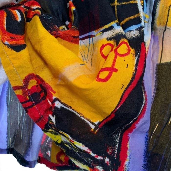 WACKOMARIA ワコマリア 22SS JEAN-MICHAEL BASQUIAT HAWAIAN SHIRT S/S バスキア ハワイアンシャツ アロハ マルチ Size XXL 福生店