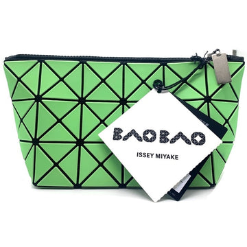 BAO BAO ISSEY MIYAKE バオバオイッセイミヤケ PVC ポーチ マルチケース ライムグリーン タグ付 福生店