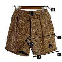 SUPREME シュプリーム NIKE ACG ナイキエーシージー 22AW Nylon Trail Short Pant ナイロン トレイル ショートパンツ 総柄 ゴールド DN3260-277 Size S 福生店
