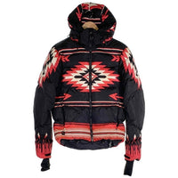 RLX RALPH LAUREN ラルフローレン ネイティブ柄 中綿 ダウンジャケット ブラック レッド ホワイト Size S 福生店