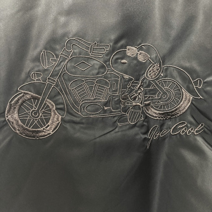 PEANUTS ピーナッツ スヌーピー フライトジャケット  MA-1 ブラック M 瑞穂店