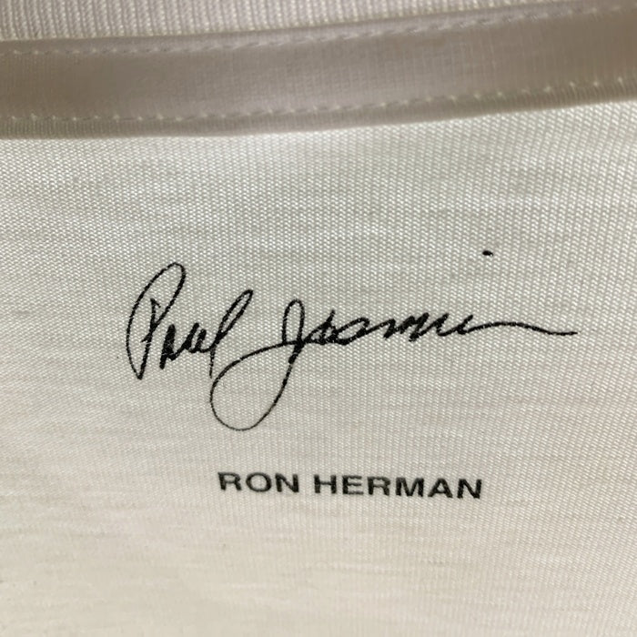 Ron Herman ロンハーマン Paul Jasmin フォトプリントTシャツ ホワイト Size M 福生店