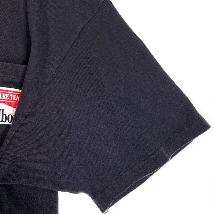 90's Malboro マルボロ コヨーテバックプリント ポケットTシャツ ブラック Hanes USA製 Size XL 福生店