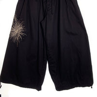 S'YTE サイト ヨウジヤマモト FIREWORKS EMBROIDERY BALLOON PANTS 刺繡 バルーンパンツ ブラック UT-P06-001 Size 3 福生店