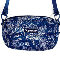 SUPREME シュプリーム 22AW Puffer Side Bag Blue Paisley パファーサイド バッグ ブルー ペイズリー 福生店