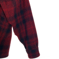 Woolrich ウールリッ オンブレチェック ウール ジャケット レッド ブラック USA製 Size L 福生店