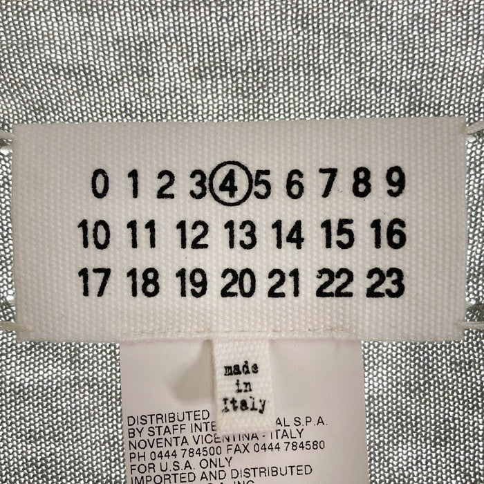 Maison Martin Margiela メゾンマルタンマルジェラ S31HA0482 ④ シルク×リネン ドルマンスリーブ Vネックセーター グレー size1 瑞穂店