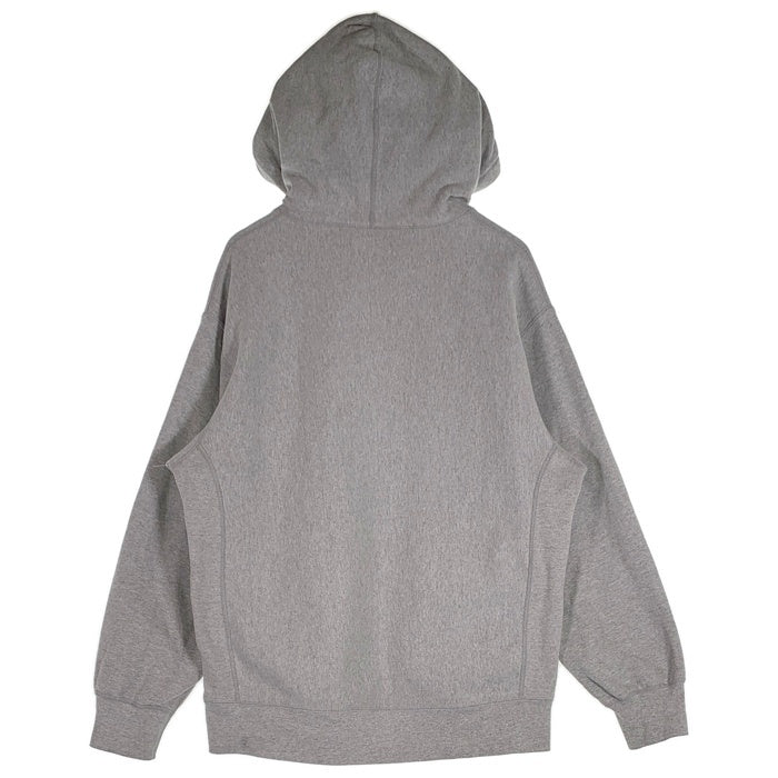 SUPREME シュプリーム Cross Box Logo Hooded Sweatshirts  ボックスロゴ プルオーバー フーディー パーカー グレー Size L 福生店