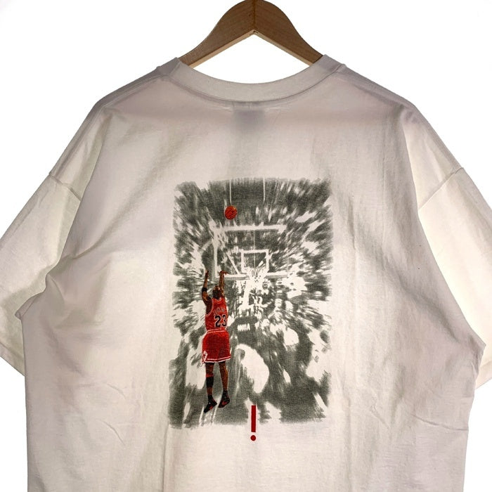 90's NIKE ナイキ JORDAN the best ever... マイケルジョーダン ラストショット プリントTシャツ ホワイト メキシコ製 Size XL 福生店