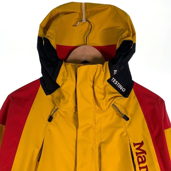 Marmot マーモット STABRIDGE スタブリッジ the Apartment アパートメント GTX 3L ALPINIST JACKET マウンテンパーカー ジャケット イエロー レッド TOMUJK84AM GORE-TEX ゴアテックス Size S 福生店
