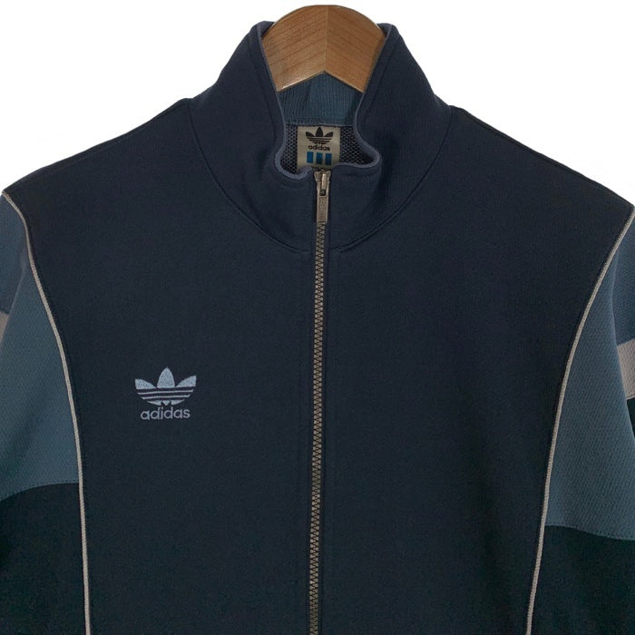 adidas アディダス トラックジャケット ジャージ ネイビー ATS-715 デサント Size JP L 福生店