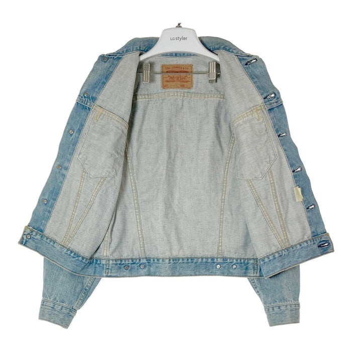 Levi's リーバイス 71557-0214 ボタン裏J30 日本製 BIGE復刻 トラッカージャケット Gジャン ライトインディゴ size36 瑞穂店