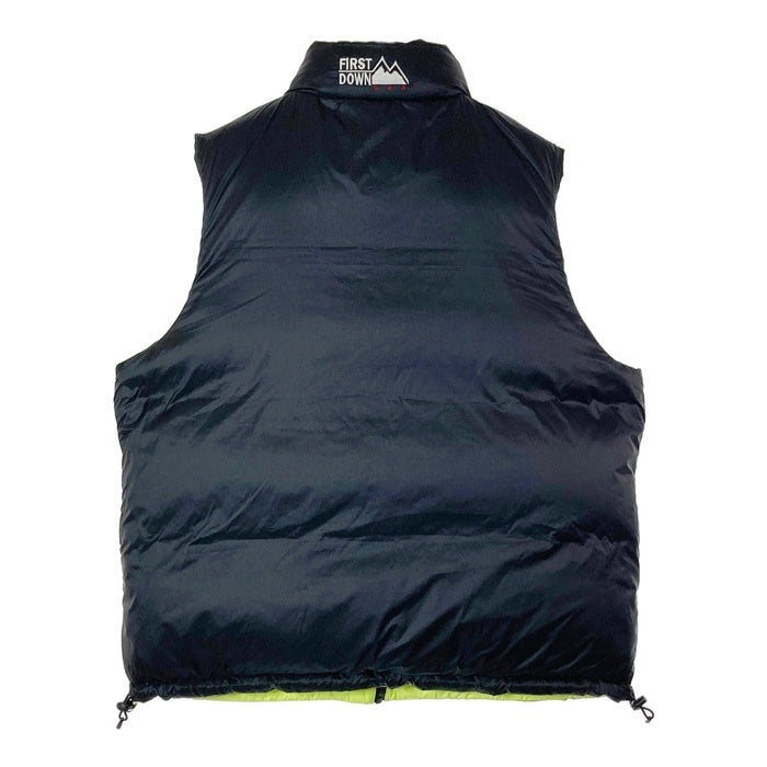 FIRST DOWN ファーストダウン F542002 バブルダウンベスト イエロー sizeM 瑞穂店