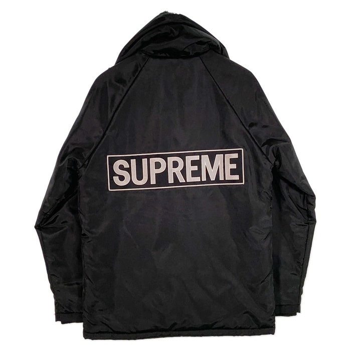 SUPREME シュプリーム 13AW Team Parka チームパーカー ナイロン フーデッドジャケット 内ボア ブラック Size S 福生店