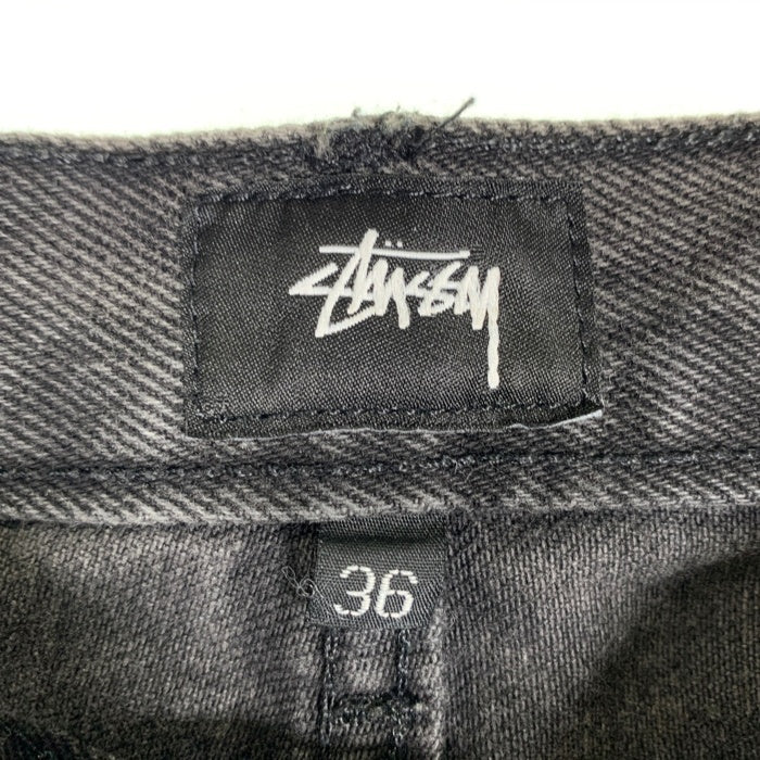 STUSSY ステューシー BIG OL' JEANS デニムパンツ ブラック USA製 Size 36 福生店