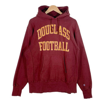 80's Champion チャンピオン REVERSE WEAVE リバースウィーブ DOUGLASS FOOTBALL スウェットパーカー ボルドー Size L 福生店