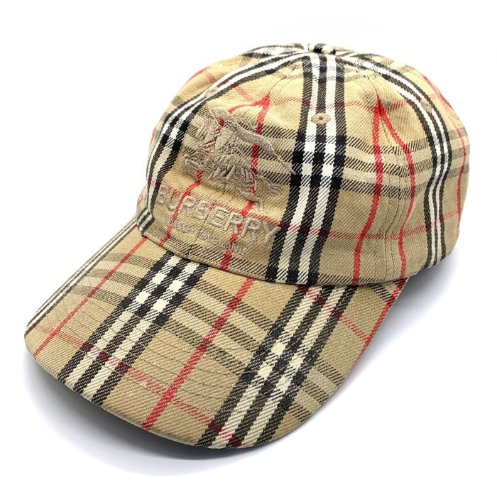 SUPREME シュプリーム BURBERRY バーバリー 22SS Denim 6 Panel チェック ベージュ  USA製 福生店