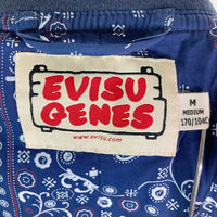 EVISU GENES エビス スタジャン ポケット デニム  ジャケット ネイビー sizeM 瑞穂店