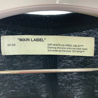 OFF-WHITE オフホワイト 20SS TAPE ARROW プリント ロングTシャツ ブラック sizeL 瑞穂店