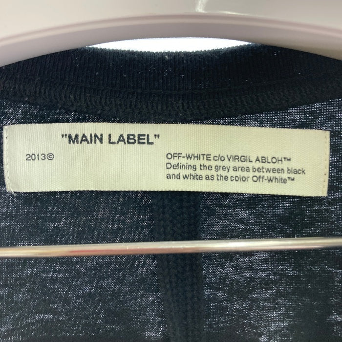 OFF-WHITE オフホワイト 20SS TAPE ARROW プリント ロングTシャツ ブラック sizeL 瑞穂店