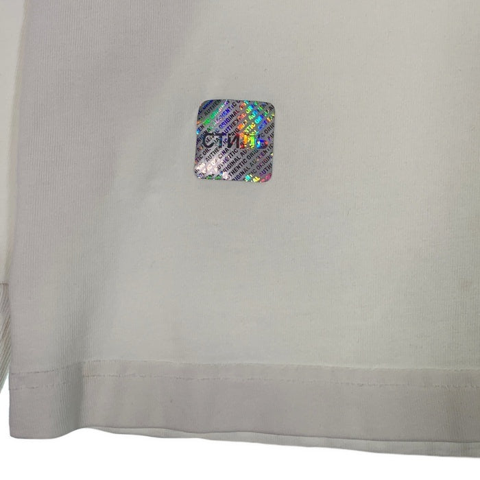 HERON PRESTON ヘロンプレストン プリント 刺繡 ロングスリーブTシャツ ホワイト HMAB002S19600050 Size M 福生店