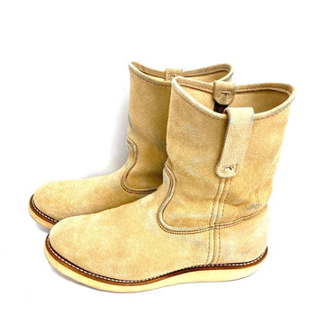 RED WING レッドウィング 8168 PECOS 09年 ペコスブーツ ラフアウト ベージュ sizeUS8 瑞穂店