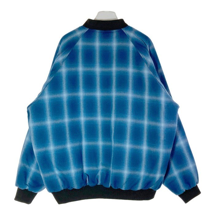 X-LARGE エクストララージ 101214021009 21AW REVERSIBLE QUILTED BOMBER JACKET リバーシブル キルティング ボンバージャケット  ブルー sizeXL 瑞穂店