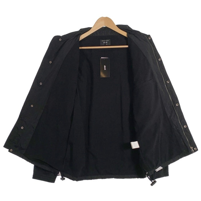 glamb グラム Cross coach Jacket クロスプリント コーチジャケット ブラック GB17AT/JKT02 Size 3 福生店