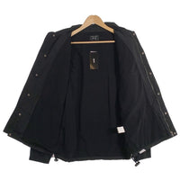 glamb グラム Cross coach Jacket クロスプリント コーチジャケット ブラック GB17AT/JKT02 Size 3 福生店